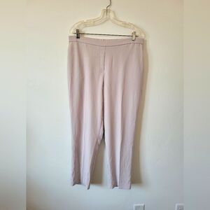 Rachel Zoe Trouser Pants High Waist Tapered Leg Gray Office Career Workwear 14